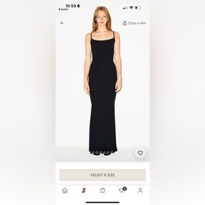 Skims Soft Lounge Long Slip Dress
